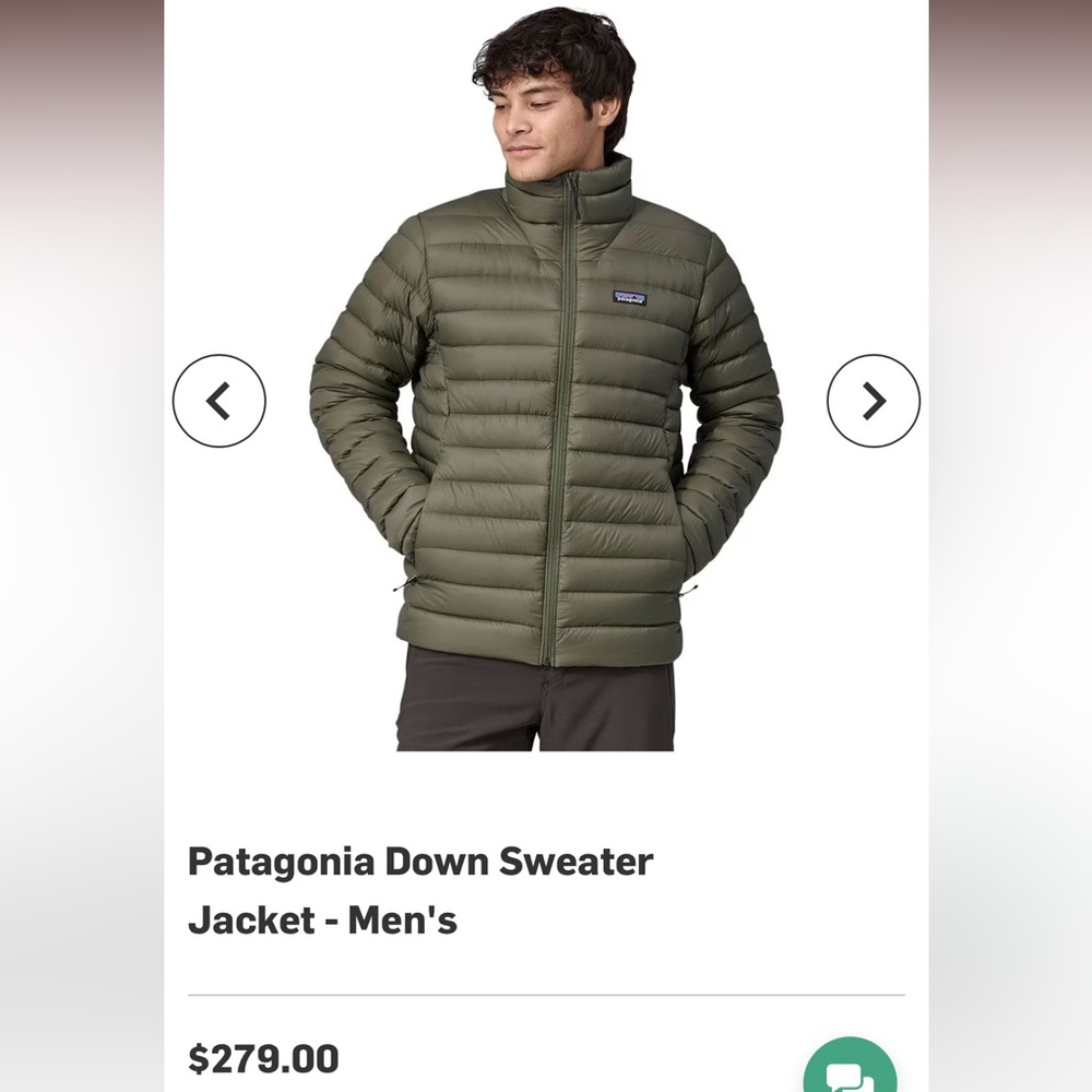 Patagonia Down Sweater Jacket